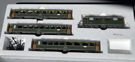 BEMO H0m Ge 4/4 601 Schnellzug RhB Albula 3 Personenwagen
