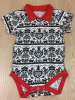 Baby Body Dirndl Scherenschnitt, Kurzarm Gr. 74/80  NEU
