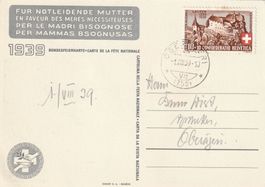 Bundesfeierkarte Zu. Nr. 69