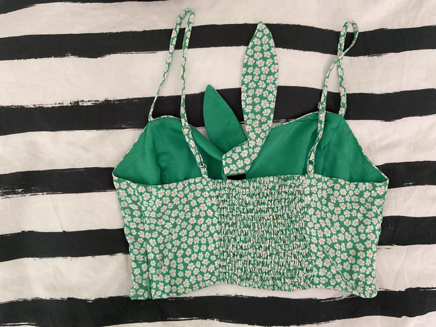 Benetton Tops: Benetton - Blümchen Sommer Top - Gr. S – Gebraucht aus Walchwil von Budy7 2