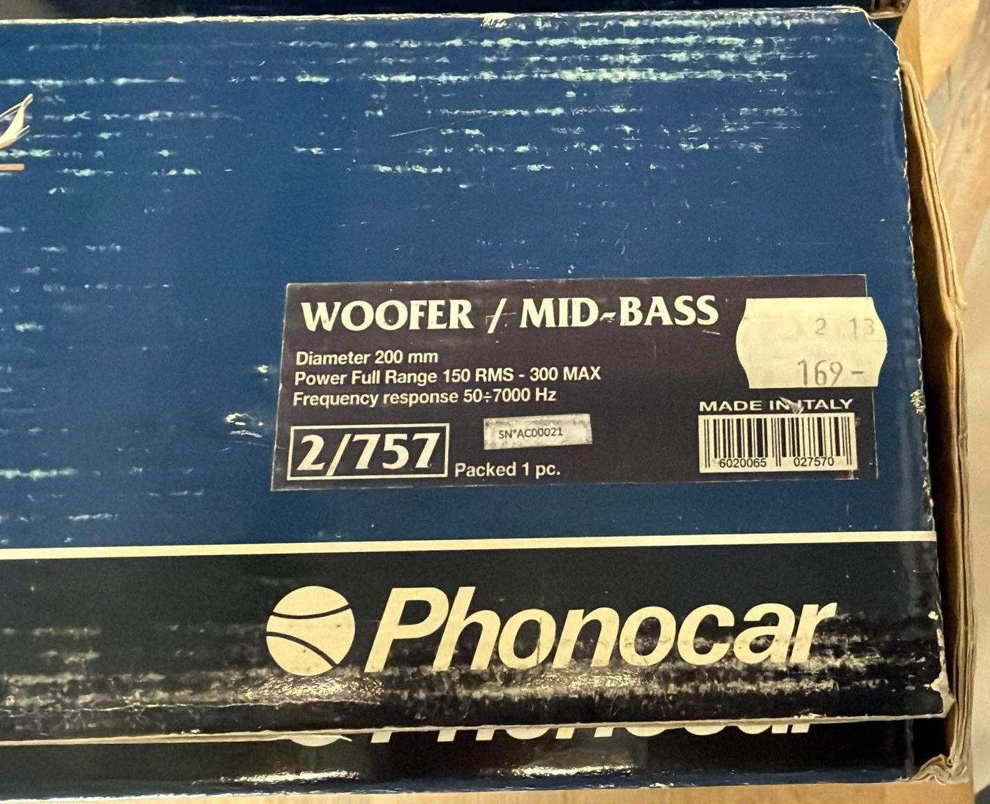 Casse acustiche: Bass Phonocar HI-TECH 200mm – Nuovo e nell'imballaggio originale da Erde venduto da EmilieDess 4