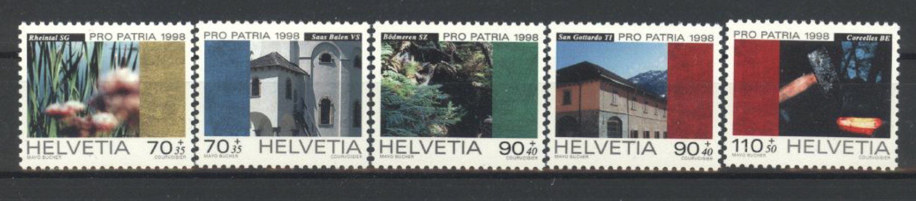 Tutti i francobolli: 1998, Pro Patria ** – Usato da Willisau venduto da Vollstempel