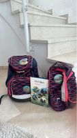 Ergobag Schulrucksack Set mit Zubehör und Klett-Tier Motiven