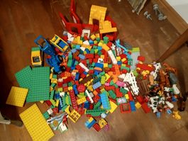 Lego Duplo Bausteine Fahrgzeug  Figuren Tieren