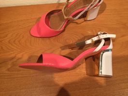 CARRANO Pumps/ Sandalen aus Leder NEU