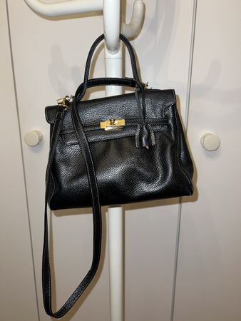 Kleine Vintage Damen Lederhandtasche