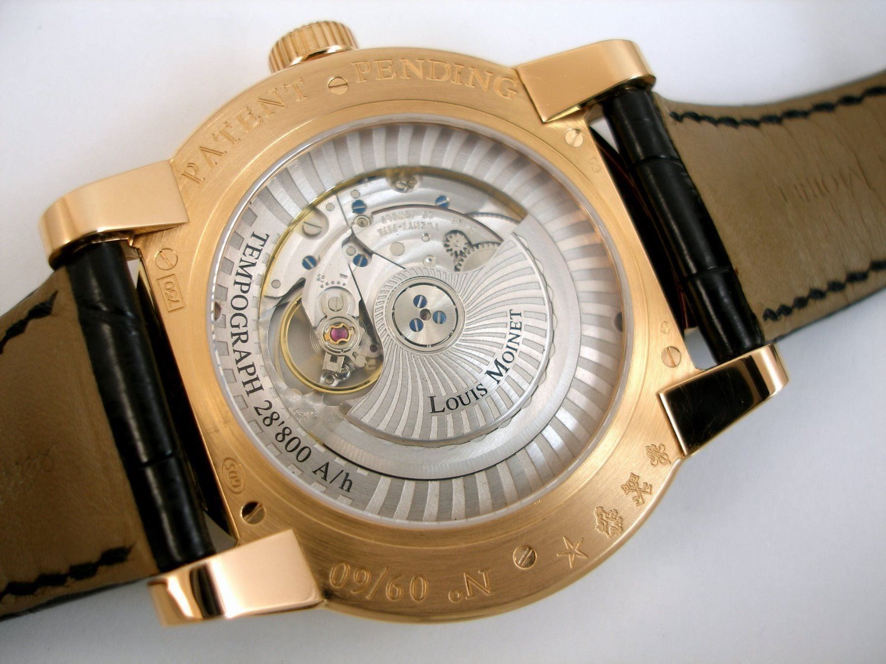 Orologi: LOUIS MOINET TEMPOGRAPH 18K REF. LM.13.65.51 AUTOMATIK NEUE – Nuovo (secondo la descrizione) da Zürich venduto da SWISSTIMEARTS-AG 7