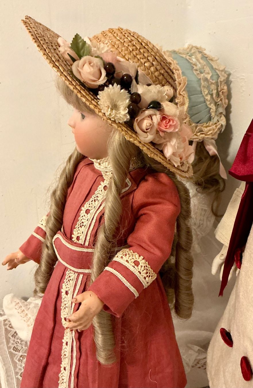 Puppen: WUNDERSCHÖNER ALTER PUPPENHUT – Gebraucht aus Zell LU von Silvermemory