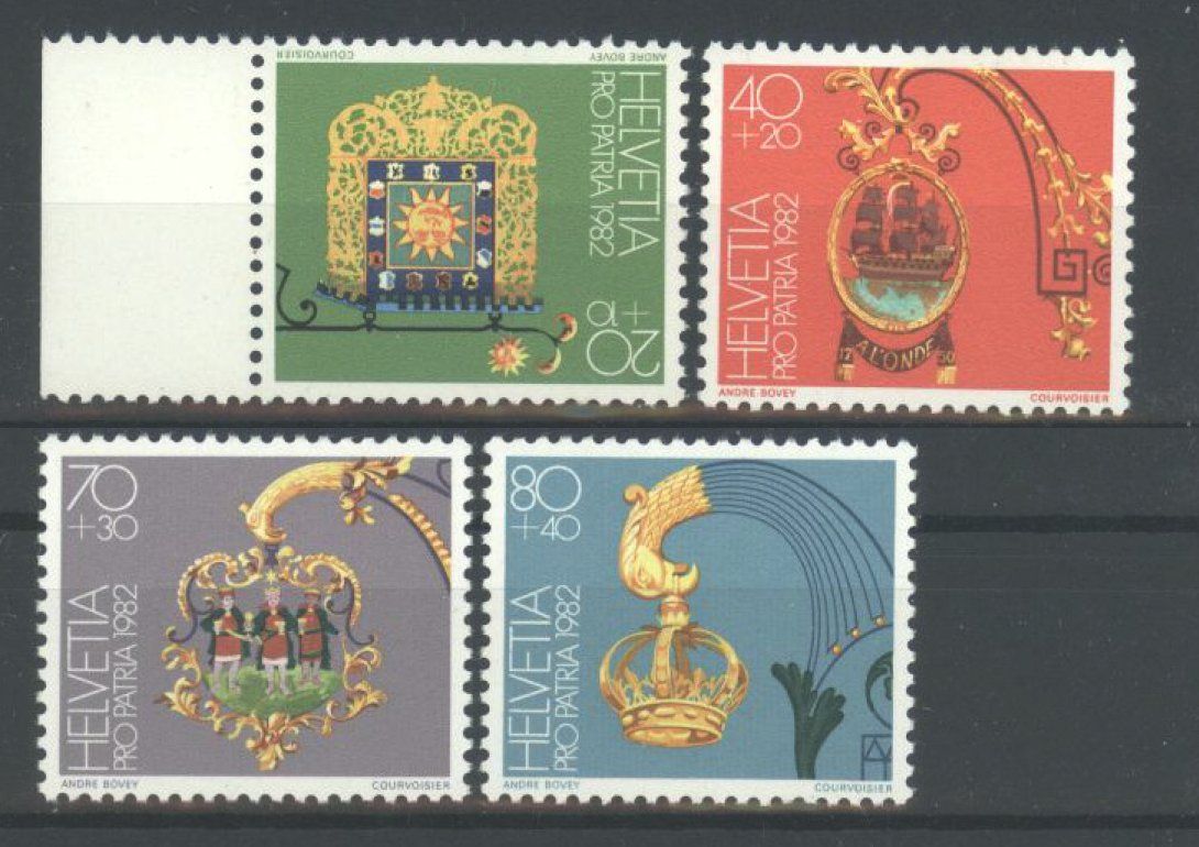 Tous les timbres: 1982, Pro Patria ** – D'occasion à Willisau par Vollstempel