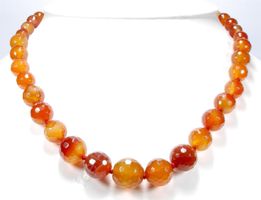 ♛ Wunderschönes Achat - Collier ca. 47cm
