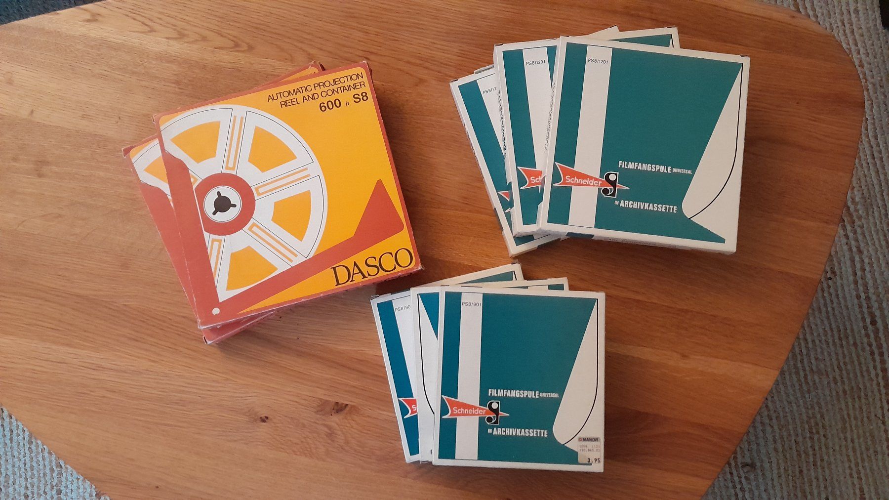 Films: 8 bobines/boites Super-8 – Neuf (Voir description) à Carouge GE par KinoGe