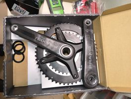 Praxis 175mm Kurbel mit neuen Kettenblätter