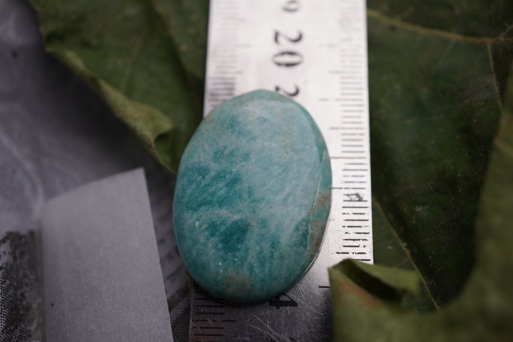 Minerali & Pietre curative: Amazonit       Cabochon 39ct  ab 1.- – Nuovo e nell'imballaggio originale da Eschenbach SG venduto da topstone
