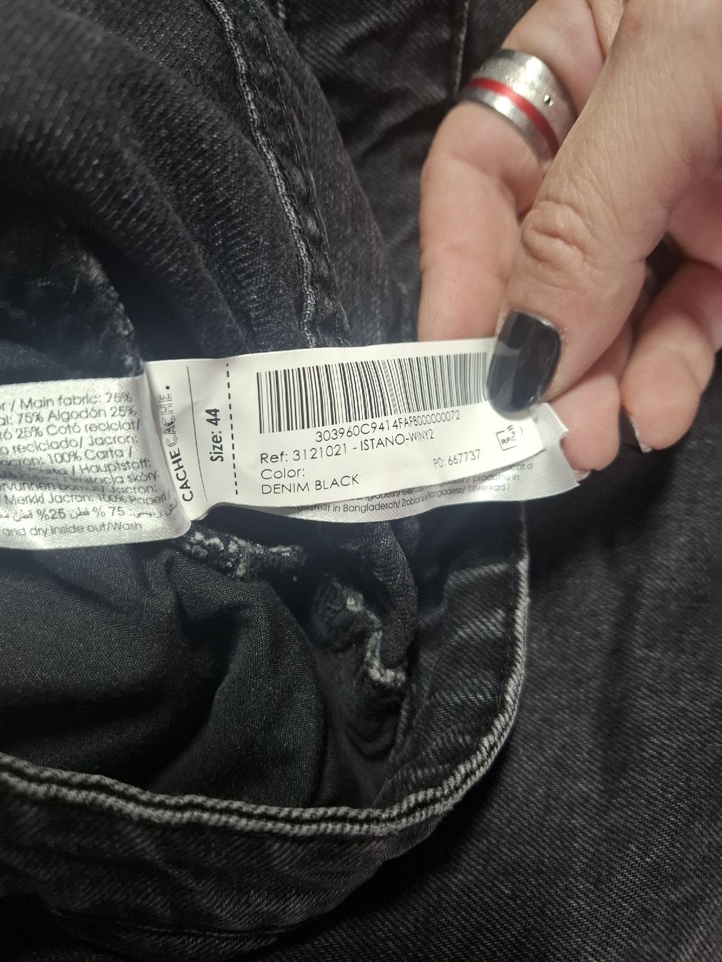 Jeans: Jean noir "Cache Cache" taille 44 – Nuovo (secondo la descrizione) da Riddes venduto da mim_qs5p 2