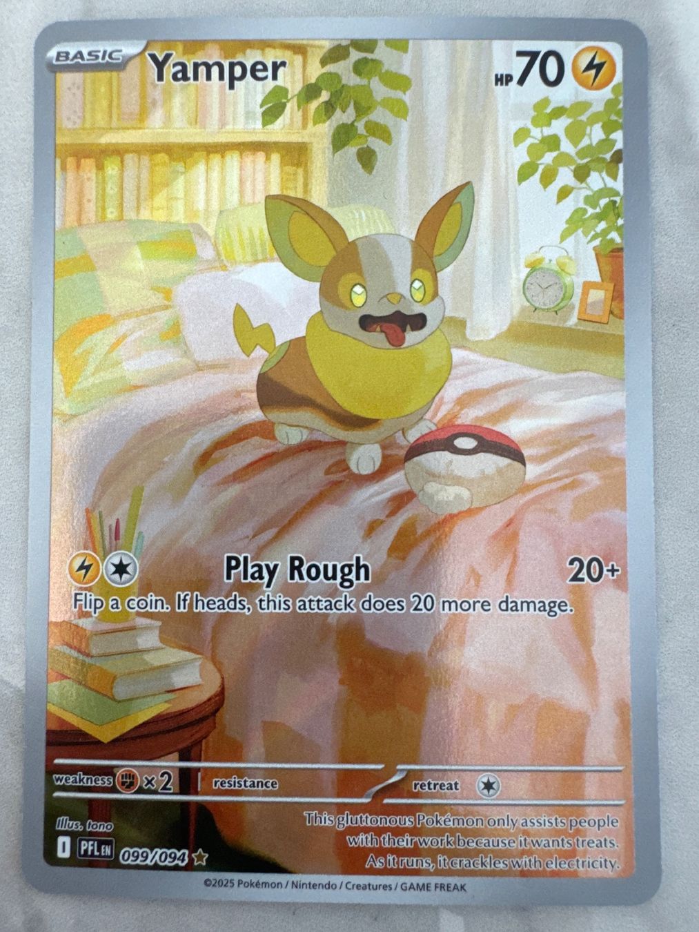 Pokémon Carte collezionabili: Yamper PFL099 EN - Phantasmal Flame – Nuovo (secondo la descrizione) da Wil SG venduto da Prof.Eich
