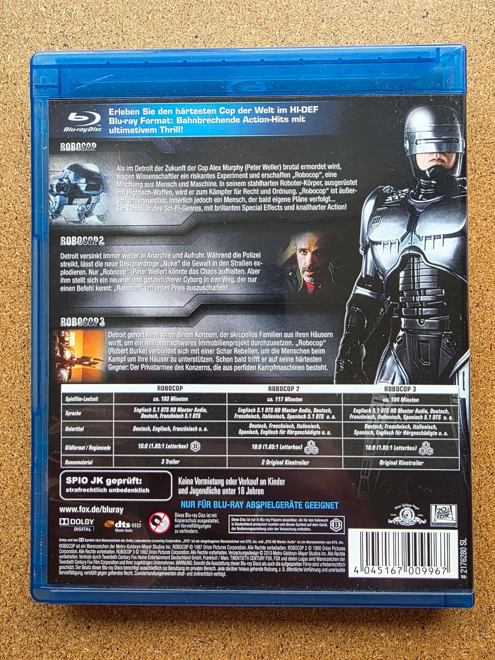 Tutti i DVDs: RoboCop Trilogie - uncut – Usato da Stein AG venduto da eMODy 1