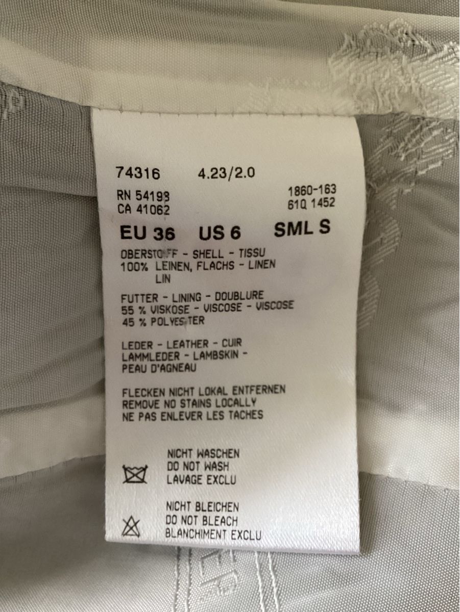 Bogner Giacche: Bogner, Damenleinenblazer, Gr. 36 – Usato da Salenstein venduto da Esprit57 7
