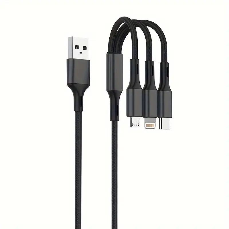 Cavi: 3in1 Ladekabel Nylon USB Typ-C Micro iPhone Handy – Nuovo e nell'imballaggio originale da Wettingen venduto da Chnoelleli
