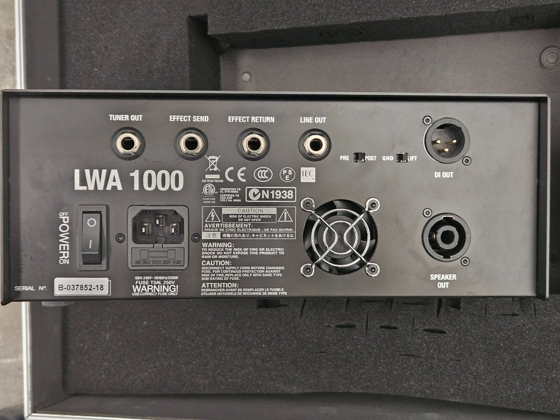 Verstärker: Warwick Fullstack mit Warwick LWA1000 – Gebraucht aus Nassen von animalisfarina 1