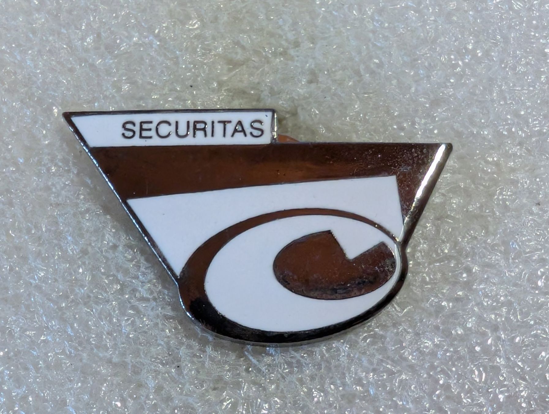 Placchette & Badge: Ansteckpin 233: Securitas – Usato da Oppligen venduto da Pin-Fall-Shop
