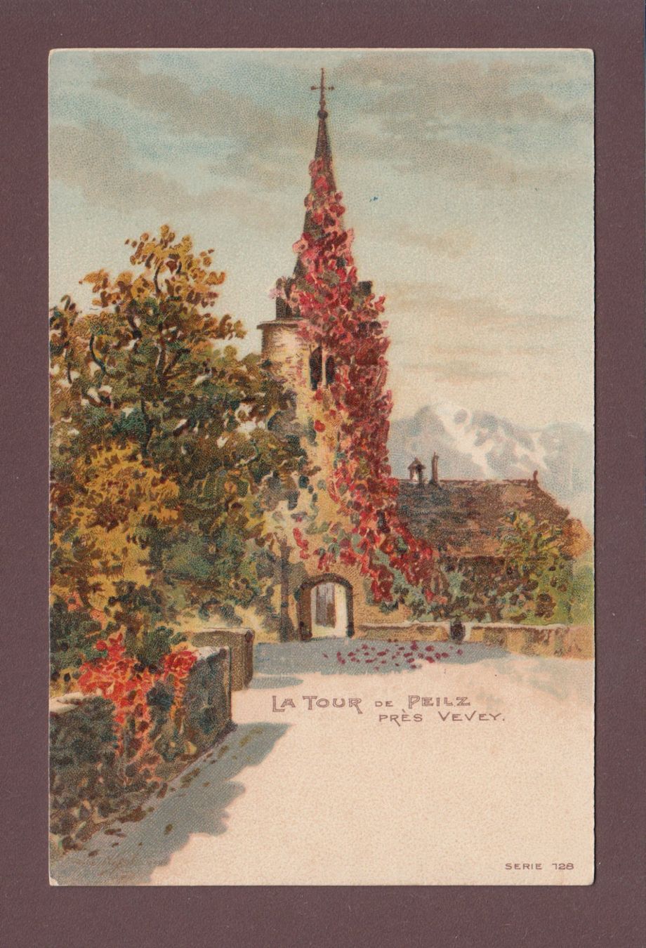 Cartoline postali: LA TOUR DE PEILZ - Eglise – Usato da Pully venduto da nicecards