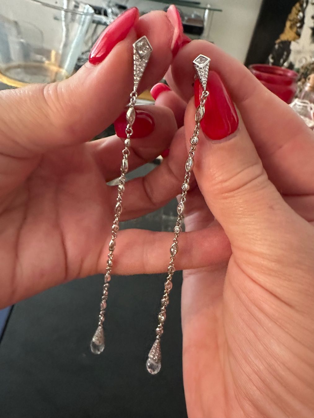 Orecchini pendenti & Orecchini a lobo: Boucles d’oreilles en argent – Usato da Genève venduto da lka_65gh
