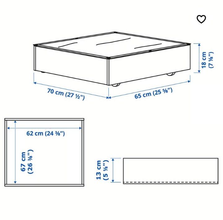 Ikea Altro per la casa: VARDO Bettkasten IKEA – Usato da Wünnewil venduto da Bear78 3