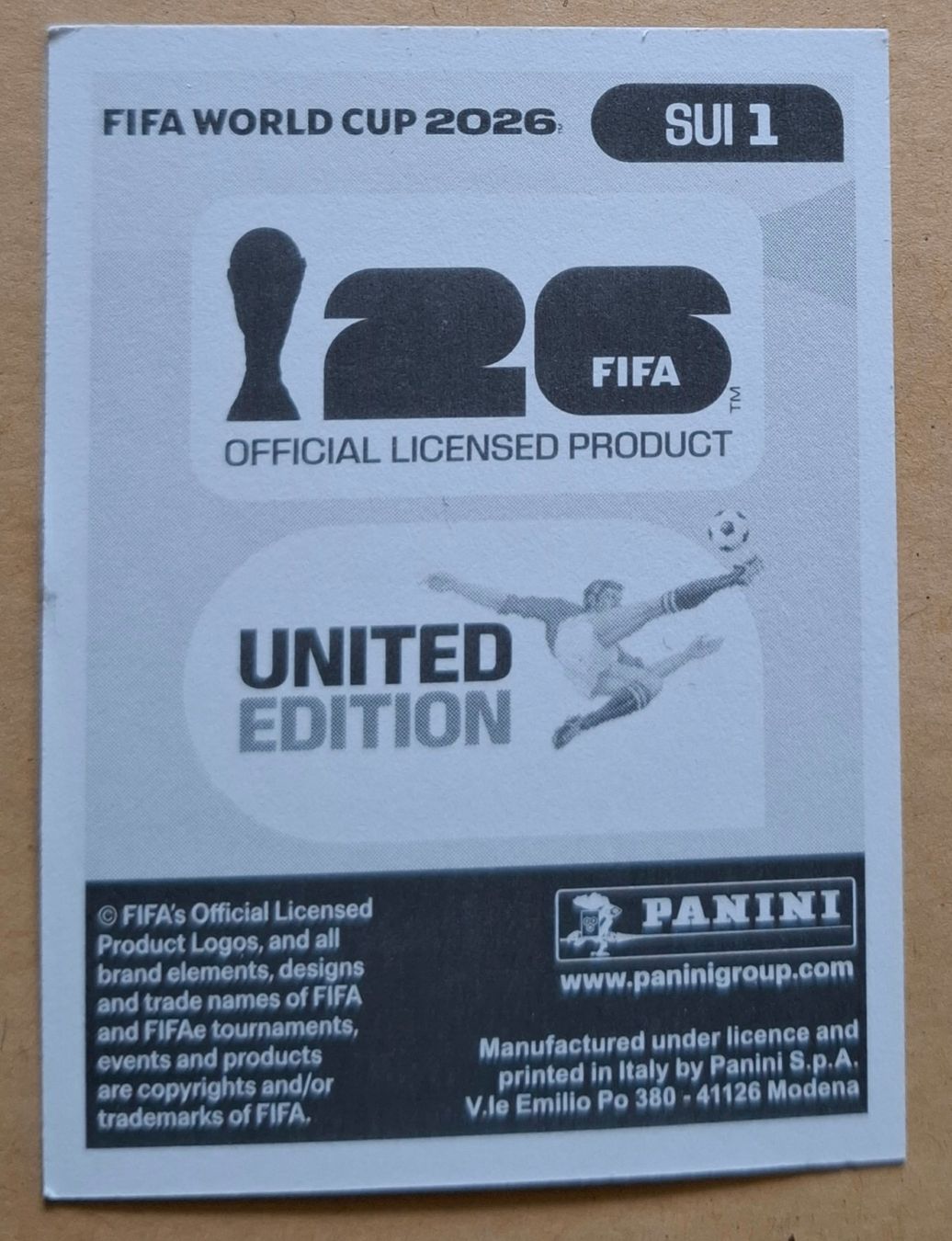 Panini Carte collezionabili: WM 2026 Paninibild Nr. SUI 1 – Nuovo e nell'imballaggio originale da Rotkreuz venduto da keerthdi 1