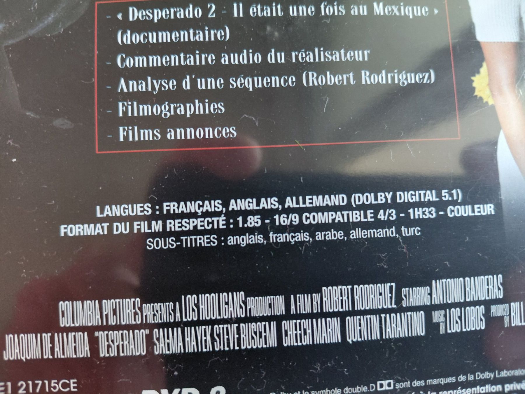 Tous les DVDs: Desperado – D'occasion à Denges par Hellboy10 2