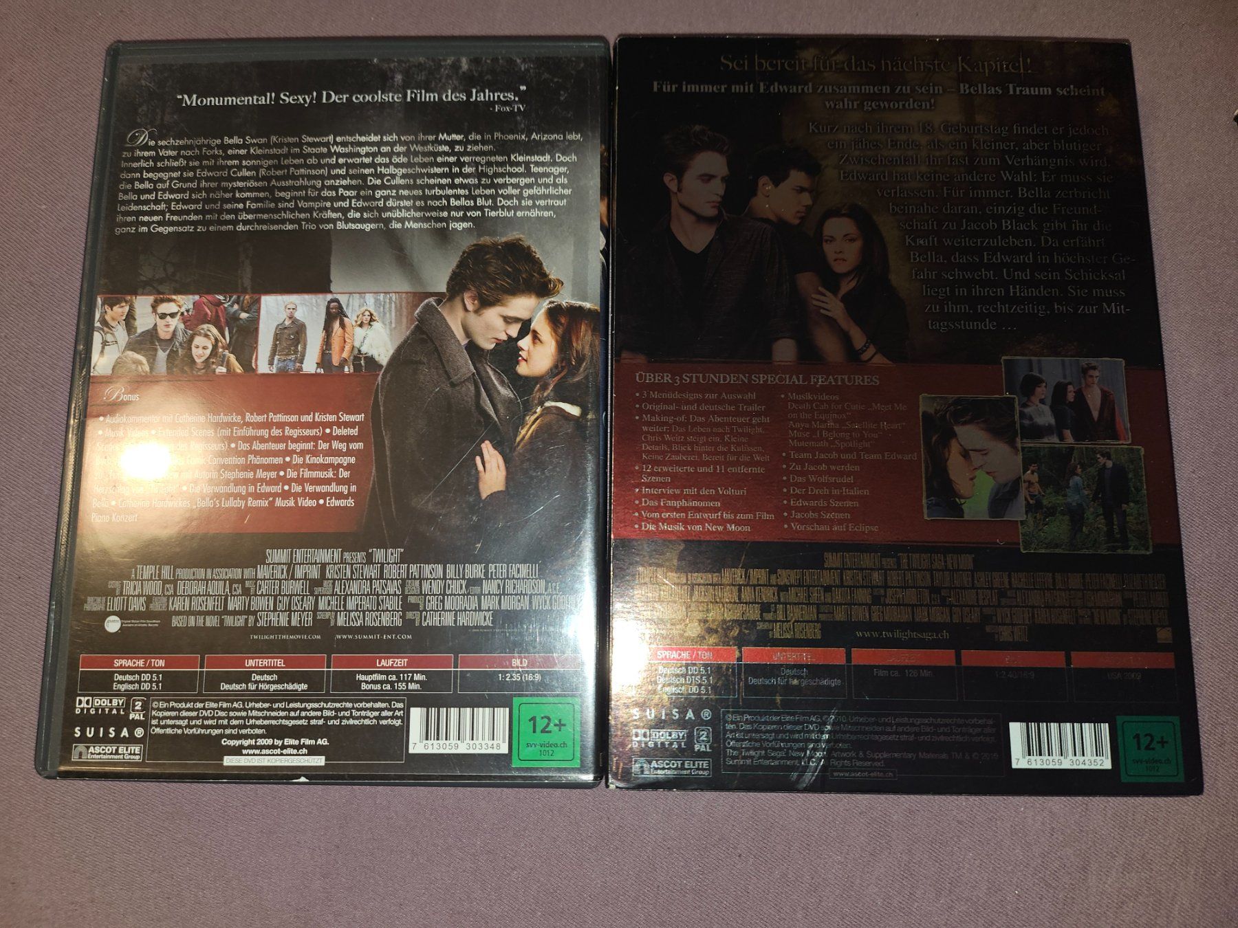 Alle DVDs: DVD Pack: TWILIGHT – Gebraucht aus Thun von Shame 1