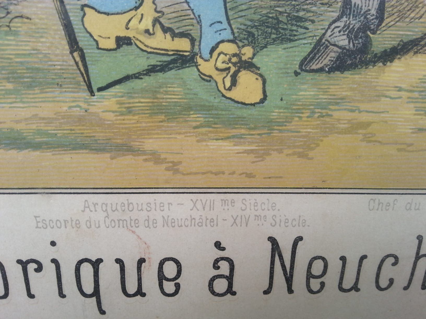 Grafica & Litografie: Auguste Bachelin lithographie  M.Furrer – Usato da Cortaillod venduto da lemaurice01 4