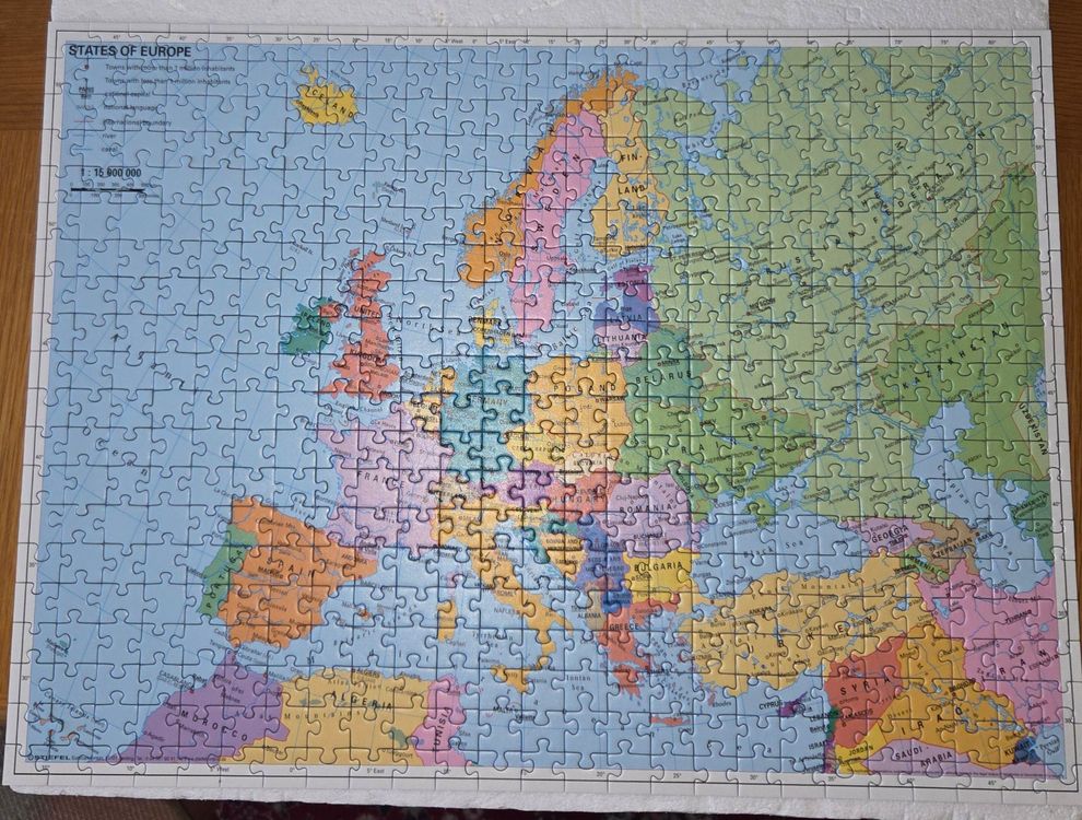 Ravensburger Puzzles: Ravensburger Puzzle Europa politisch 500 Teile – D'occasion à Gossau SG par oreliefredy 2