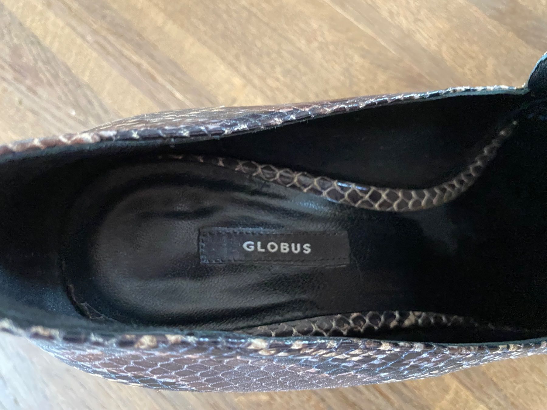Globus Scarpe da donna: Grau beige Leder Damenschuhe Gr. 39 – Usato da Münsingen venduto da Simraph 3