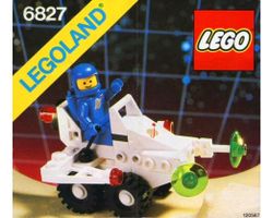 Lego 6827 Strata Scooter (1987) RAR! Classic Space