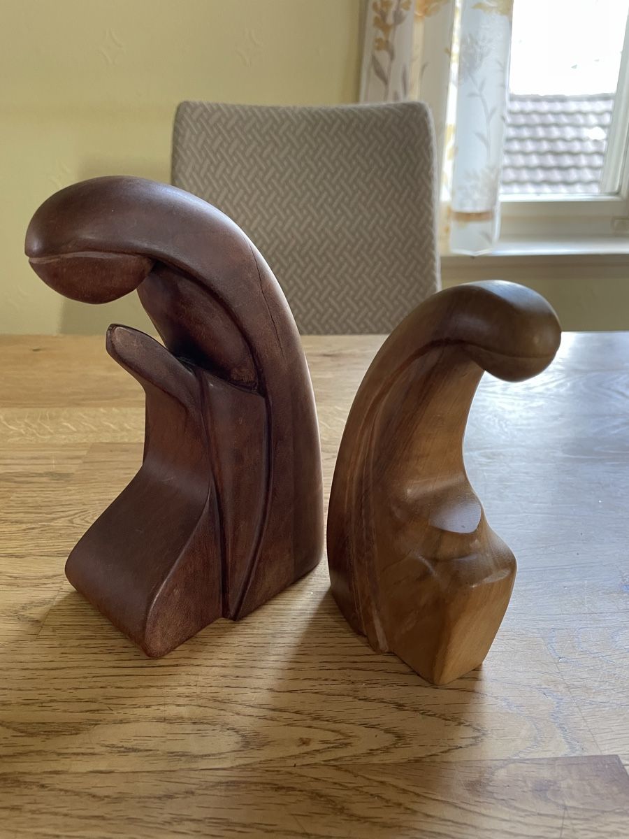 Statuette: 2 Krippenfiguren Holz – Usato da Flawil venduto da Naphtali 3