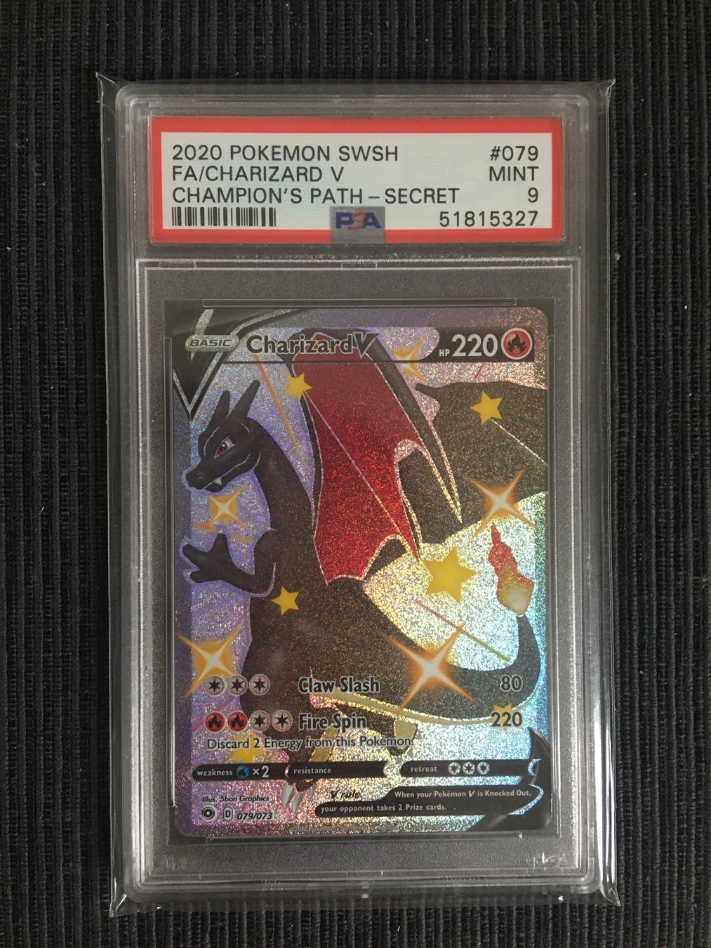 Pokémon Carte collezionabili: Pokemon Charizard V Shiny PSA 9 Champions Path – Nuovo (secondo la descrizione) da Wabern venduto da Collectfun