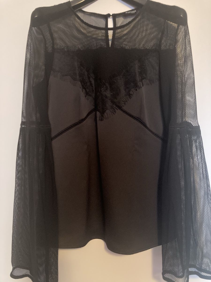 Guess Camicette: Camicia raso nero Marciano – Nuovo (secondo la descrizione) da Viganello venduto da Orisole