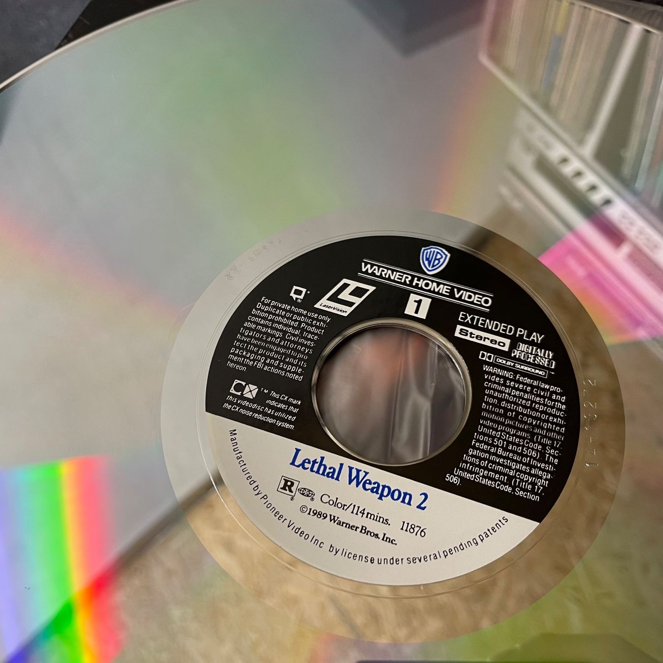 Tutti i DVDs: Mel Gibson: LETHAL WEAPON 2 - LASER DISC - Englisch Orig. – Usato da Stans venduto da Brode 2