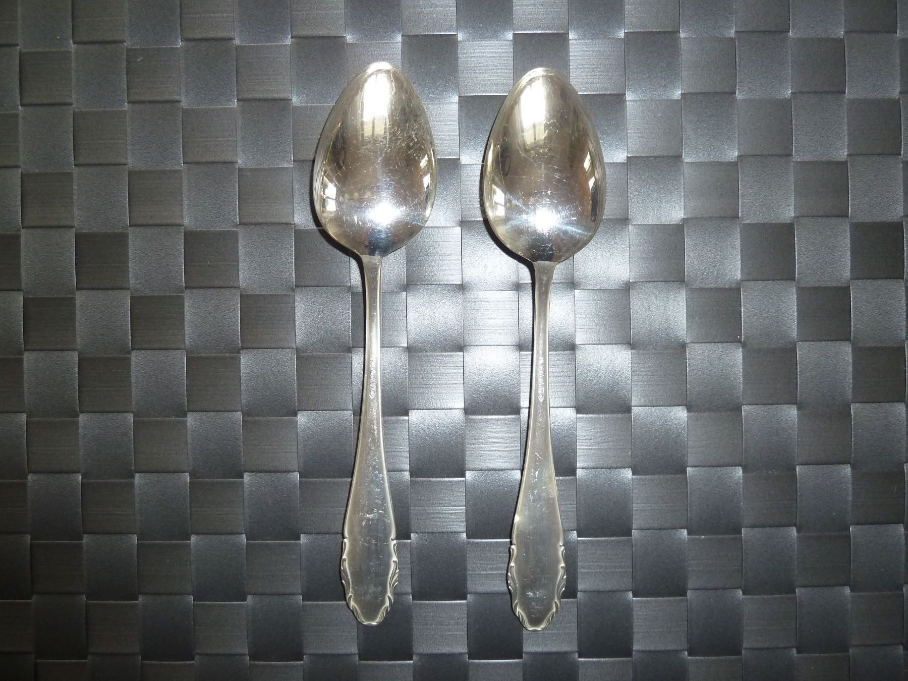 WMF Cucchiai: 2 Esslöffel WMF mit versilbertem Stiel 90/45 – Usato da Niederscherli venduto da lama8567 1