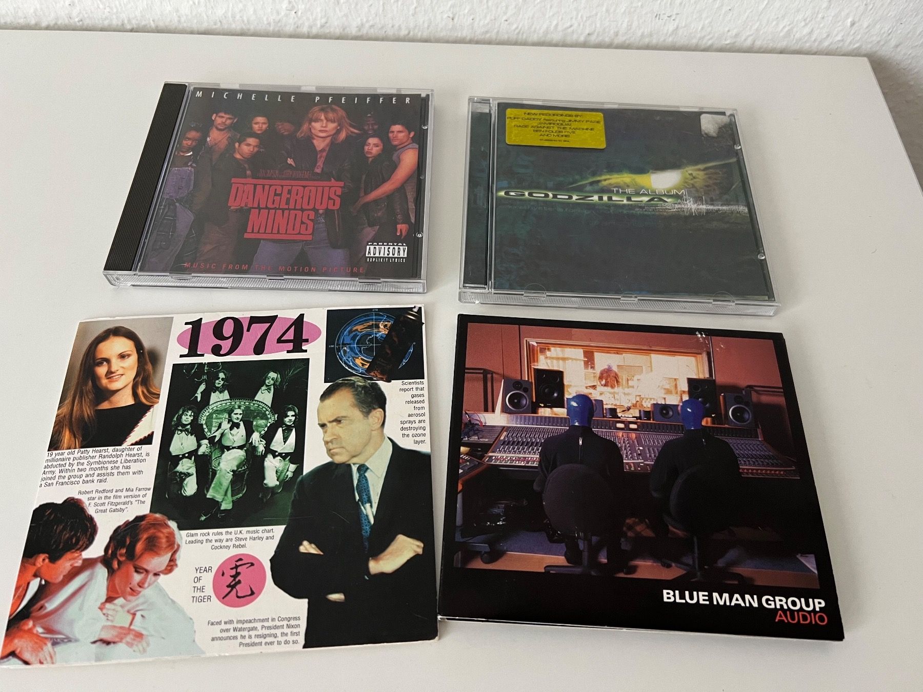 CD: 4 CDs Blue Man Group - 1974 - Gozilla - Dangerous Minds – Usato da Basel venduto da jetzt-wird-gemistet
