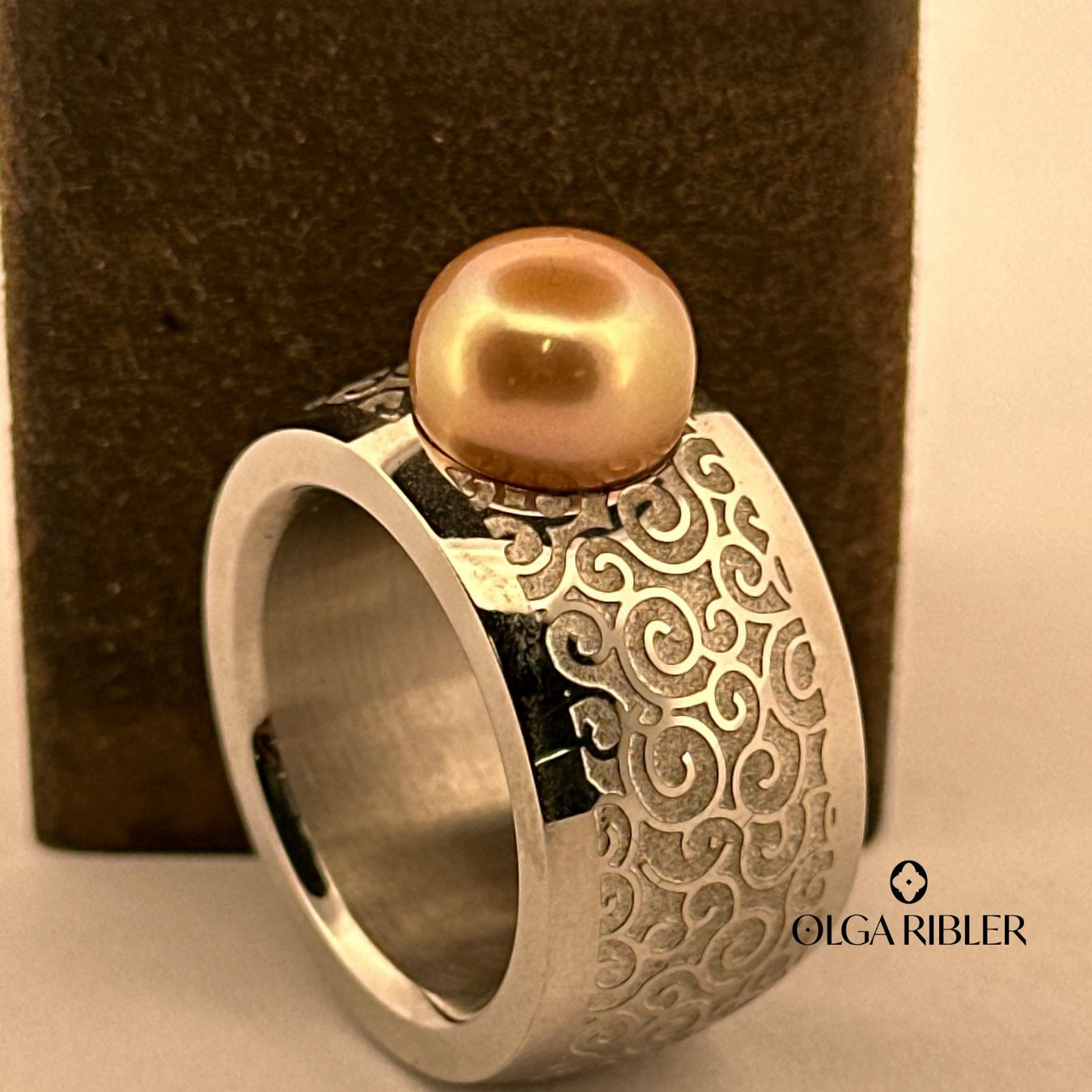 Olga Ribler Anelli: Perlen Ring Edelstahl  Grösse 56 – Nuovo (secondo la descrizione) da Luzern venduto da Schmuckoutlet 2