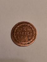 Münze 2 Rappen 1808 Canton Argau