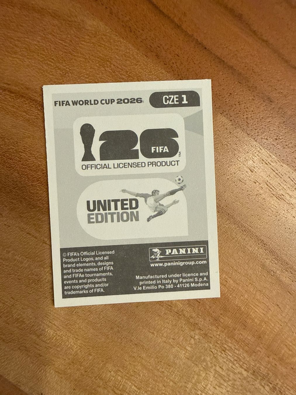 Panini Sammelbilder & Trading cards: WM 2026 Panini Sticker CZE 1 – Gebraucht aus Winterthur von ylaura 1