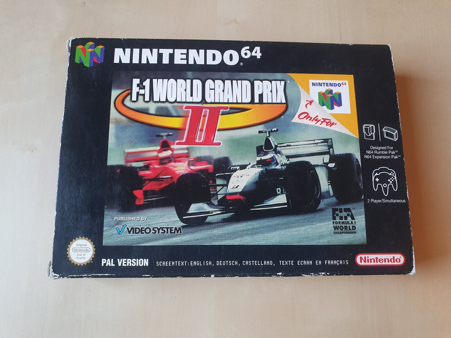 Nintendo Spiele: F-1 World Grand Prix II – Gebraucht aus Stansstad von collectorsshop