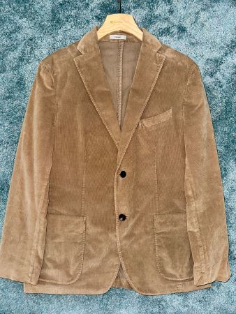 BOGLIOLI Milano K-Jacket Sakko Gr. 52 Beige Cord Made in Ita