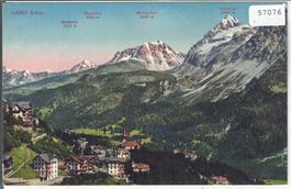 Arosa - Generalansicht - Litho