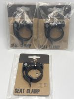 Zoom Sattelklemme, neu, schwarz, Top Zustand, 31.8mm