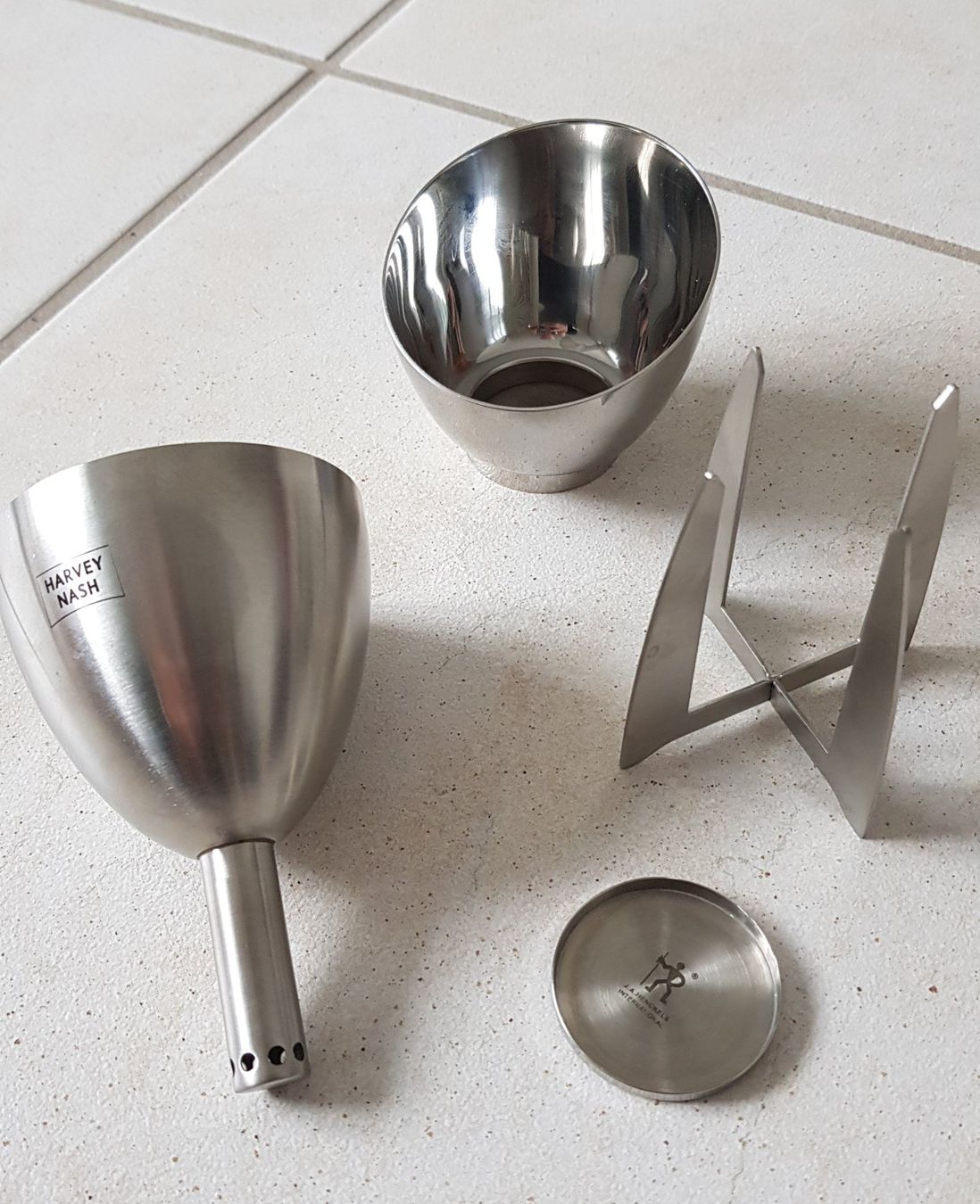 Caraffe: Dekantierset Edelstahl – Usato da Dübendorf venduto da Peter032 9