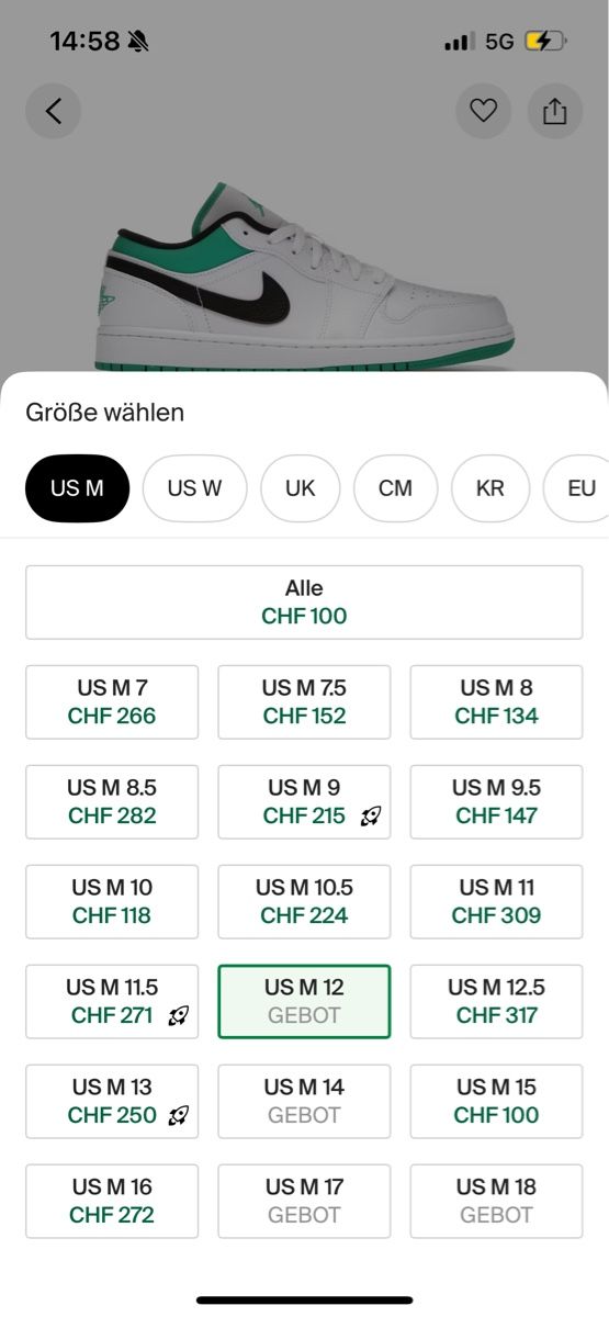 Jordan Scarpe da uomo: Air Jordan 1 Low – Usato da Balsthal venduto da Sven.sch 8