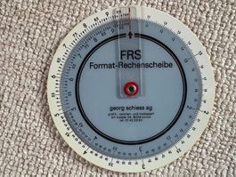 FRS Format-Rechenscheibe